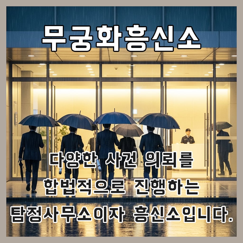 흥신소의뢰