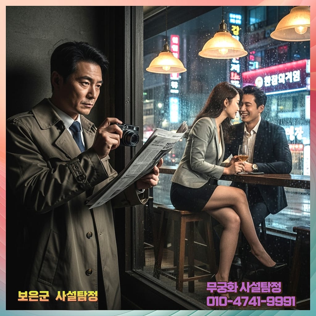 보은군흥신소 변화 지점 비교 시각 자료