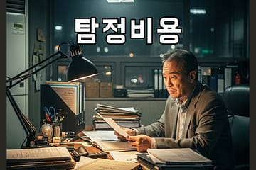 탐정비용