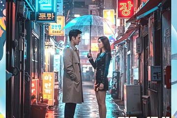 상담실에서 비용 견적서를 검토하는 의뢰인과 탐정사무소 전문가의 모습